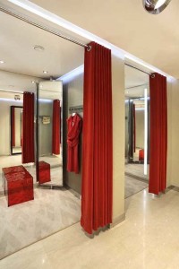 dressing rooms